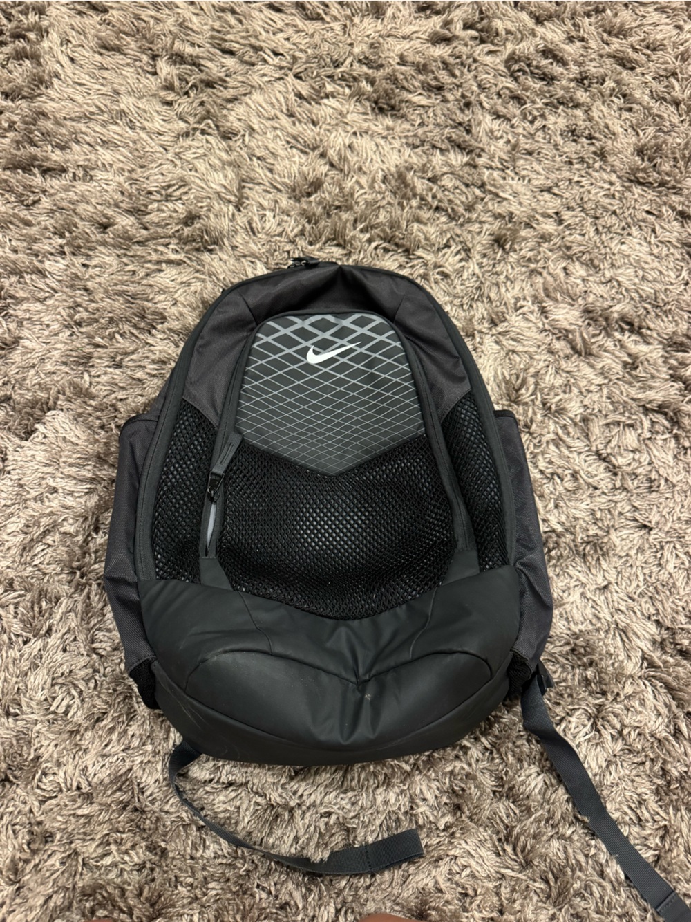 Nike Black Men's Backpack with Mesh Venting